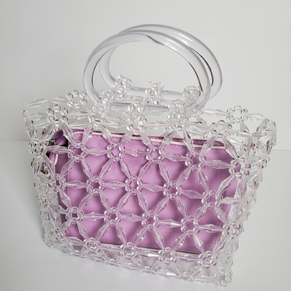 ASOS DESIGN Beaded Bag with Insert - Picture 1 of 2